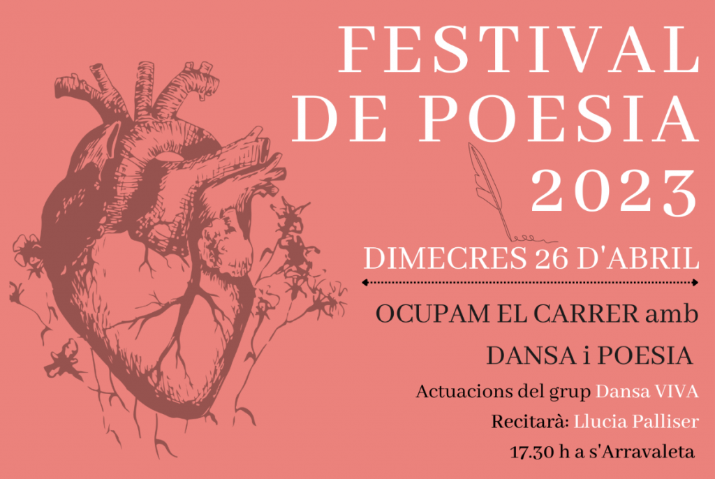 Imagen del cartel del festival de Poesía de Maó