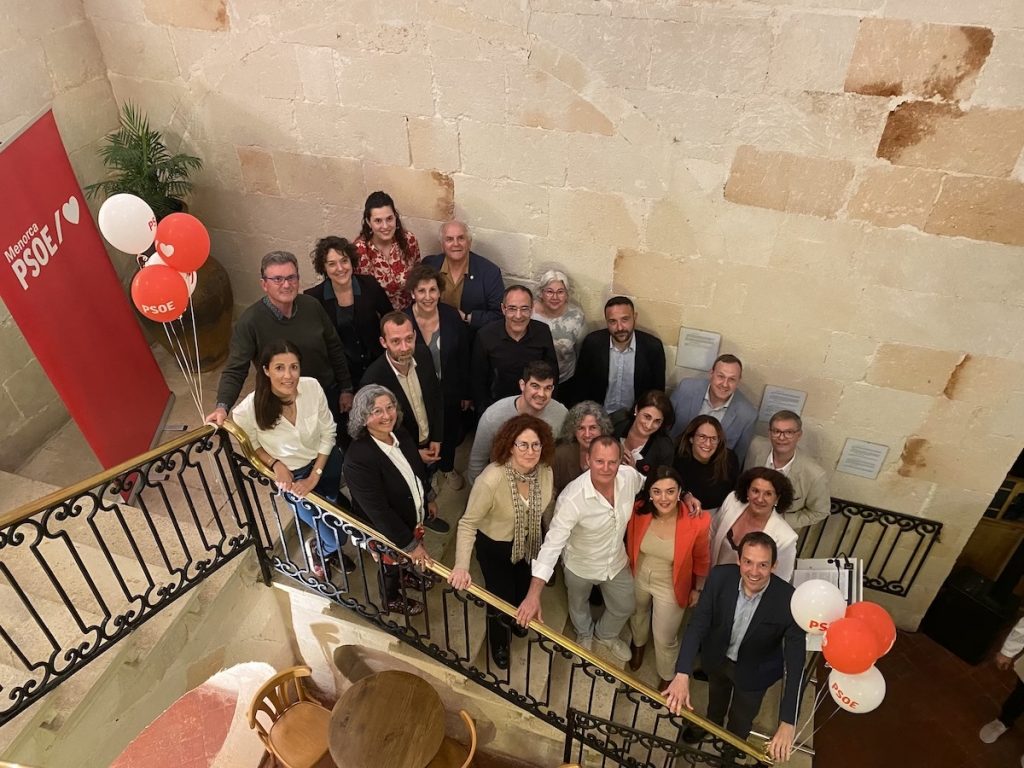 Candidatura del PSOE Ciutadella (Foto: PSOE Ciutadella)