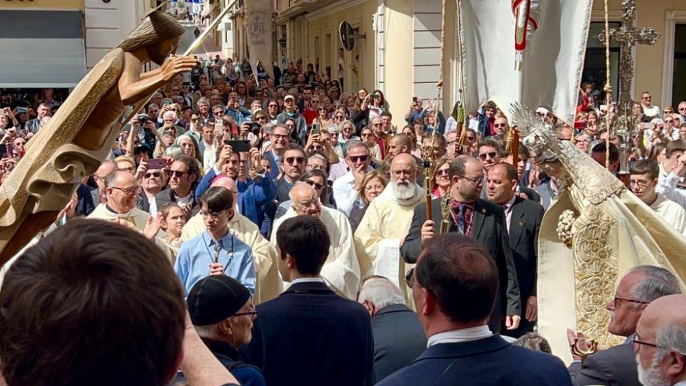 Saludo del Cristo Resucitado.