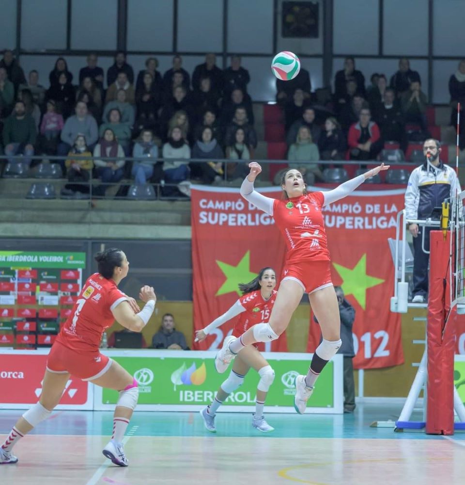 Carla Jiménez (Imagen del Club Voleibol Ciutadella)