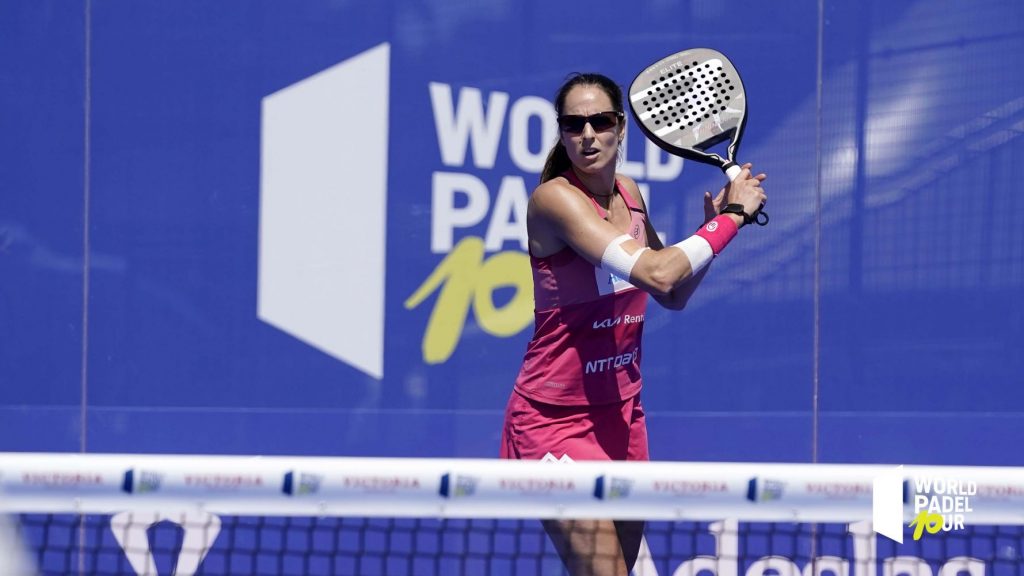 Gemma Triay esta mañana en Marbella (Foto: World Padel Tour)