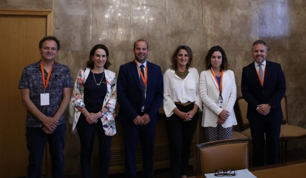 Los consellers de Baleares, Mir y Sánchez, se han reunido con la ministra Rivera en Madrid