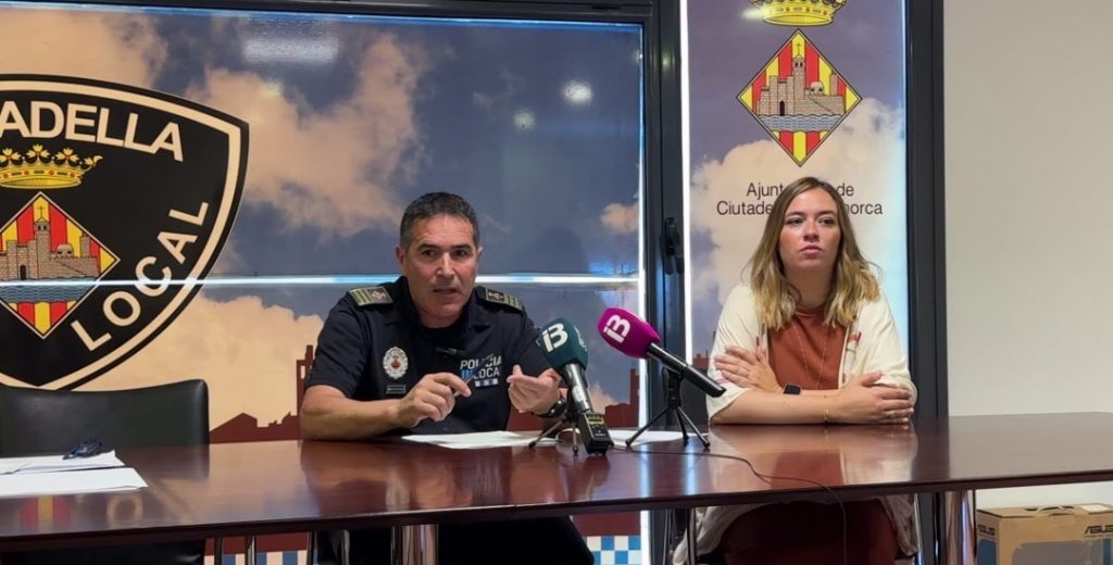 El Jefe de la Policía Local de Ciutadella, Diego Pastrana, ha explicado el operativo de seguridad para Sant Joan 2023