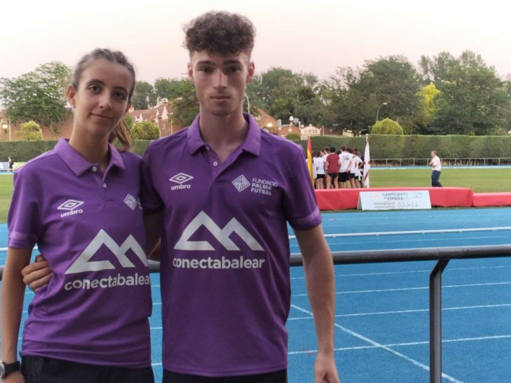 Eva Nogueira y Sergi Pons en Logroño con la selección balear.