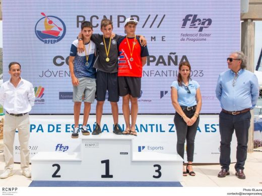 Dos platas y un bronce para Es Nàutic en la Copa de España Infantil de Piragüismo