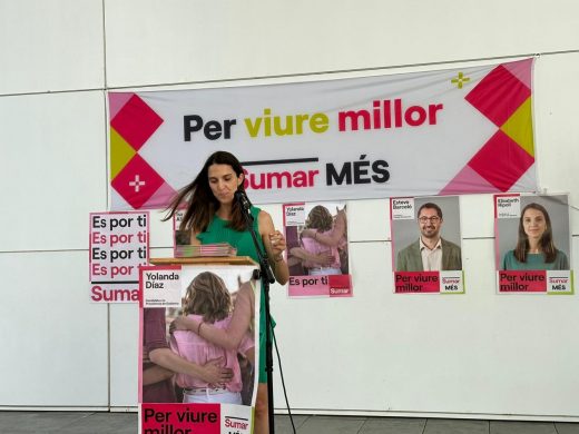 (Fotos) Acto central de campaña de Sumar Més en el Auditori de Ferreries