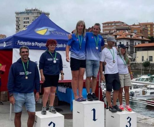 Pilar Cornejo y Dani Sánchez Viloria lograron la medalla de plata (Foto: CN Ciutadella)