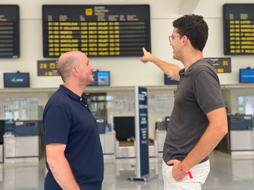 Miquel Mariano y Pepe Mercadal, candidatos socialistas al Senado y al Congreso de los Diputados (Fotografía: PSOE Menorca)