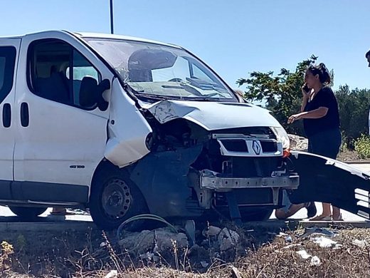 (Fotos) Dos accidentes de tráfico entre Sant Lluís y Maó