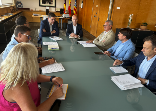En la reunión se ha acordado trabajar conjuntamente en la promoción de la candidatura de la Menorca Talayótica.