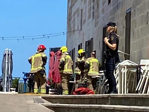 (Fotos) Incendio en el Mercat des Claustre