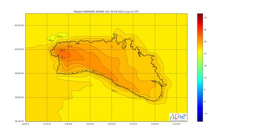 Gráfico AEMET.