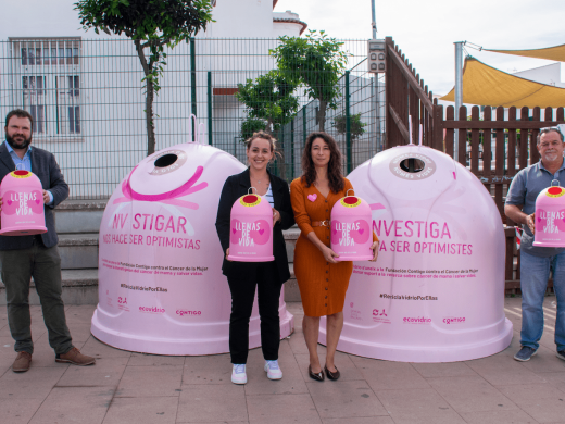 (Fotos) Sant Lluís y Es Mercadal se unen a la campaña “Recicla Vidrio Por Ellas”