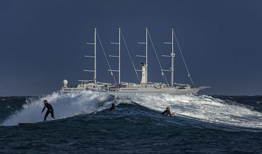 Olas, viento y el Wind Star.