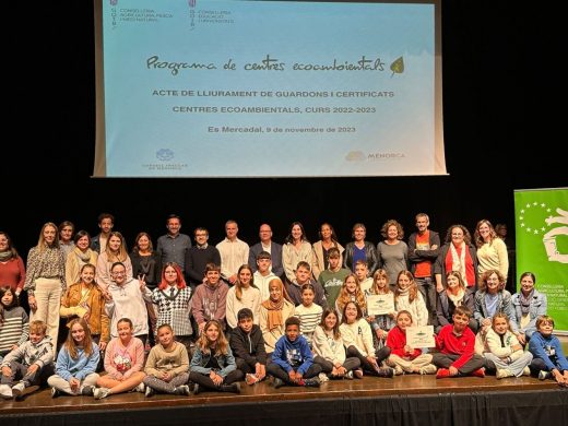 (Fotos) Menorca celebra el compromiso ambiental con 15 escuelas premiadas por proyectos sostenibles