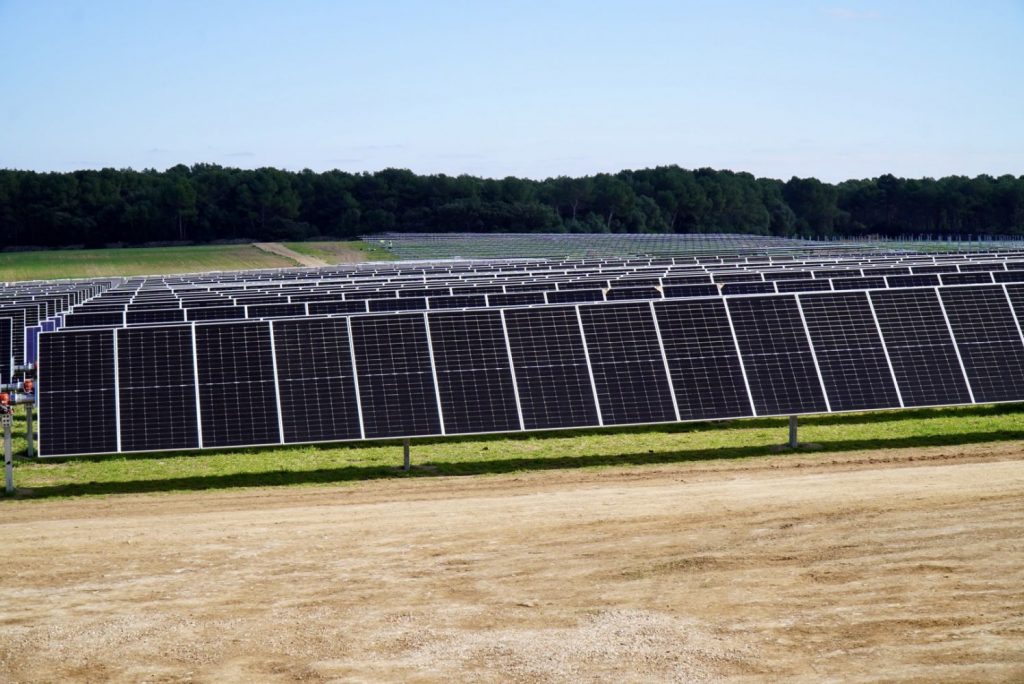 Parque fotovoltaico agrisolar de Es Mercadal.