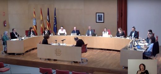 Pleno del Consell de Menorca