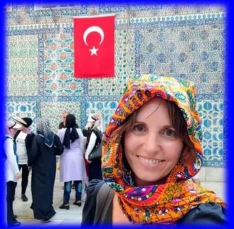 Ana Gomila en un viaje a Turquía
