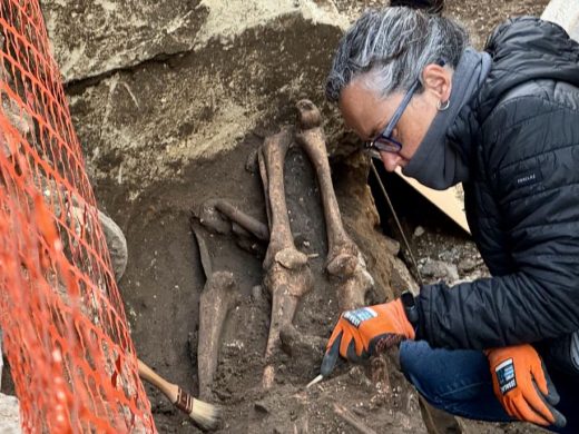 (Fotos) Avanza la excavación arqueológica en la calle Anuncivay