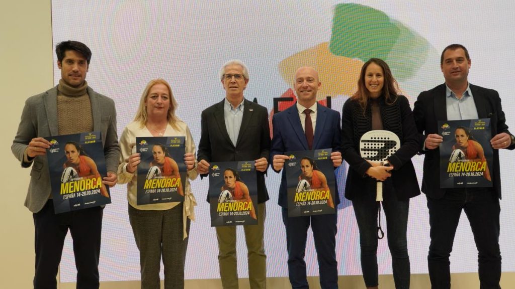 Presentación del torneo de pádel.