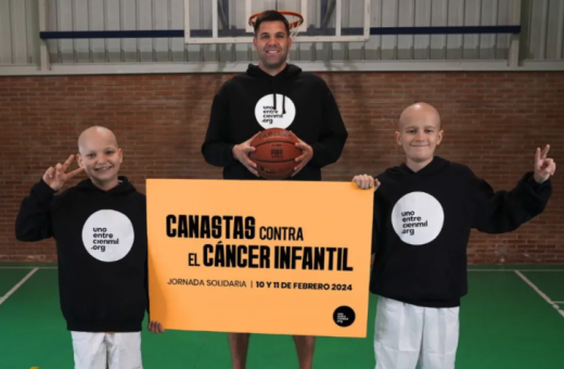 Canastas contra el cáncer infantil.