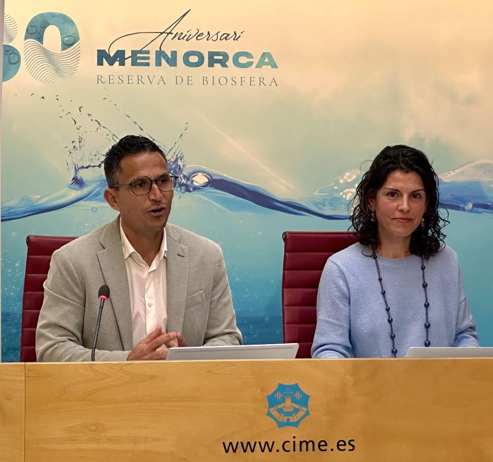 Josep Juaneda y Noemí García, consellers de Més per Menorca