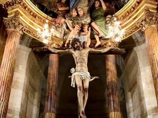 (Fotos) La iglesia de Santa María de Maó revivirá el tradicional “Devallament” esta Semana Santa