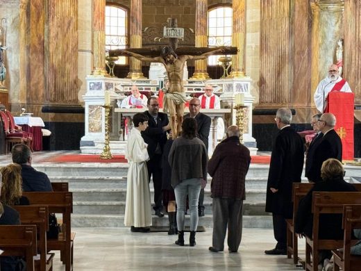 (Fotos) La iglesia de Santa Maria ofrece un adelanto del “Devallament”