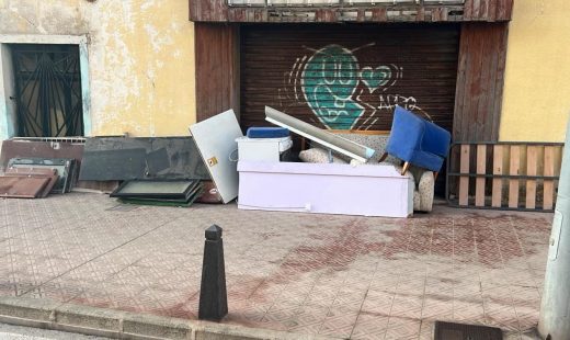 Los objetos fueron abandonados en la calle Vassallo