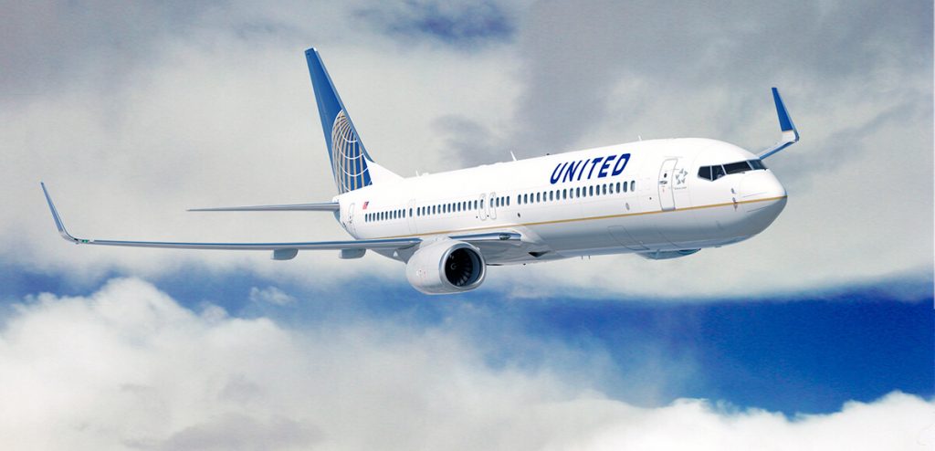 Avión de United Airlines