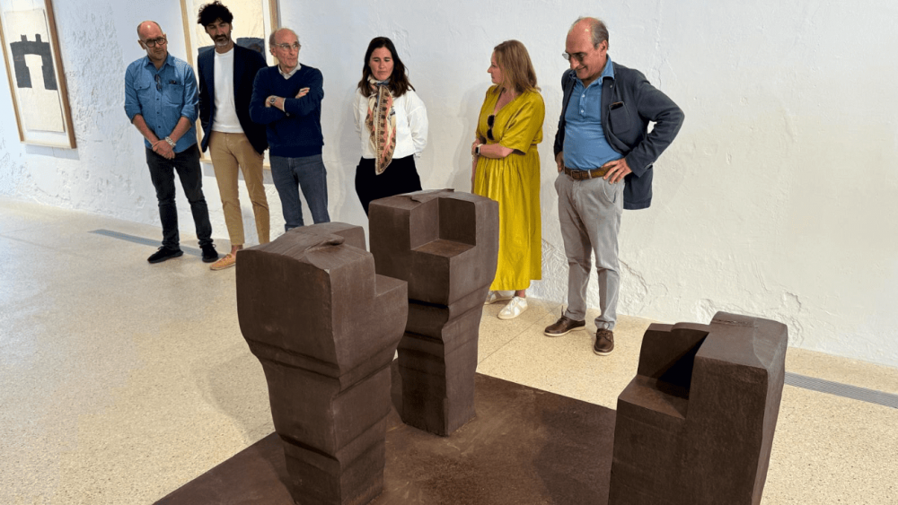"Chillida en Menorca", una exposición por el centenario del escultor vasco