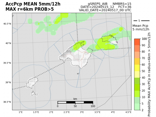 Gráfico de la AEMET.