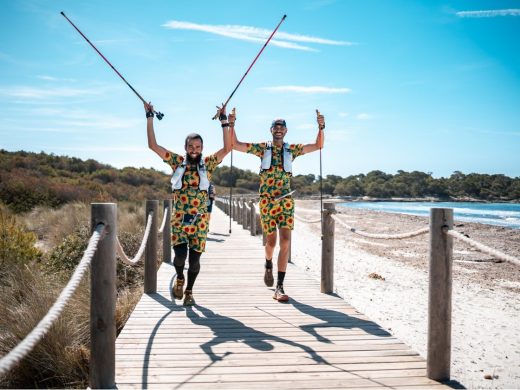 Antonie Guillon y Claire Bannwarth repiten como campeones de la Trail Menorca Camí de Cavalls