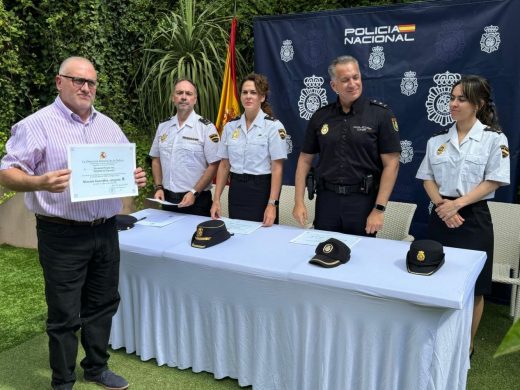 (Fotos) La Policía Nacional entrega menciones honoríficas a profesionales de la seguridad privada