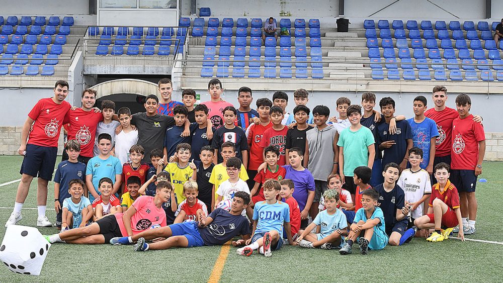 Los jugadores han iniciado esta tarde el Campus (Foto) Tolo Mercadal)