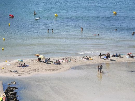 (Fotos) El Govern inicia las obras de reparación en Cala en Porter