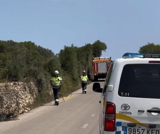 Actuación en la zona. Foto. Policia Local