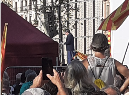 (Fotos) Carles Puigdemont regresa a Barcelona después de casi siete años