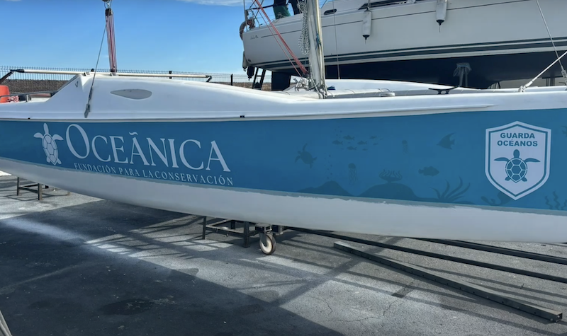 Oceânica I, el catamarán