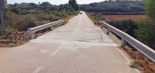 Carretera de Torre Solí esta tarde