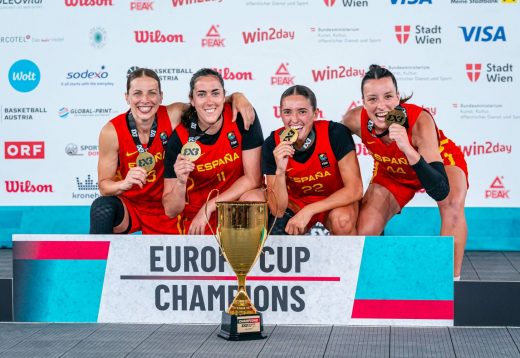 Triunfo europeo para la selección femenina de 3x3: España vence a Francia 19-11 en Viena.