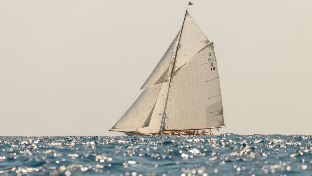 The Lady Anne (1912), de Gonzalo Botín, ganador en la clase Big Boats para barcos de más de 24 metros. Foto: Jordi Escandell