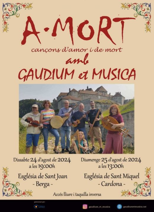 Gaudium et Musica ofrecerá dos conciertos en Cataluña con entrada libre y taquilla inversa.