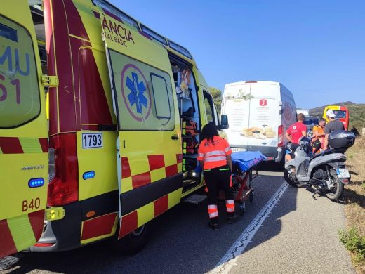 (Fotos) Accidente múltiple cerca de la salida de Ferreries: un choque en cadena provoca retenciones