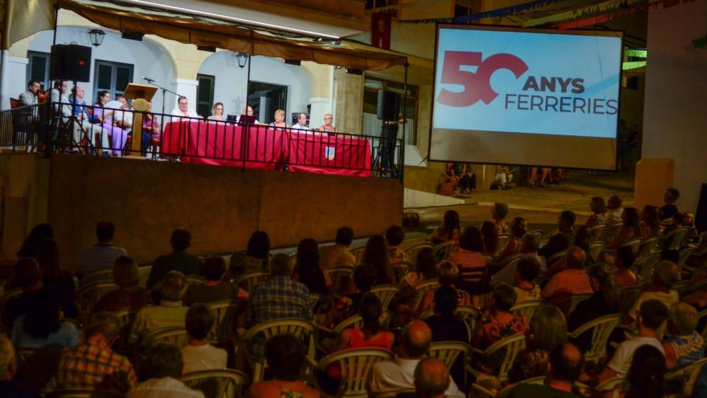 El pregón de Sant Bartomeu ha celebrado los 50 años de la Cruz Roja en Ferreries.