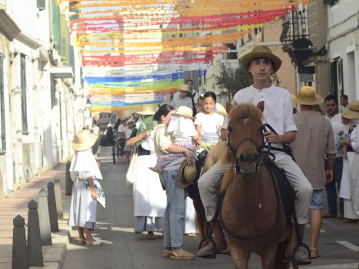 (Fotos) Romería en Maó hasta la ermita de la Verge de Gràcia