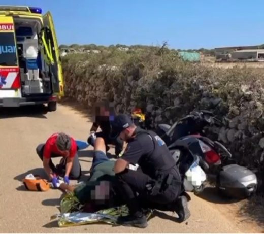 Accidente en el Camí Vell.