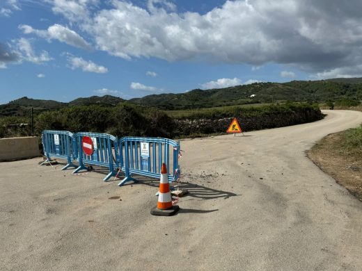 (Fotos) Avanzan los trabajos para reabrir el Camí de Tramuntana tras los destrozos de la DANA