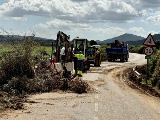 (Fotos) Avanzan los trabajos para reabrir el Camí de Tramuntana tras los destrozos de la DANA