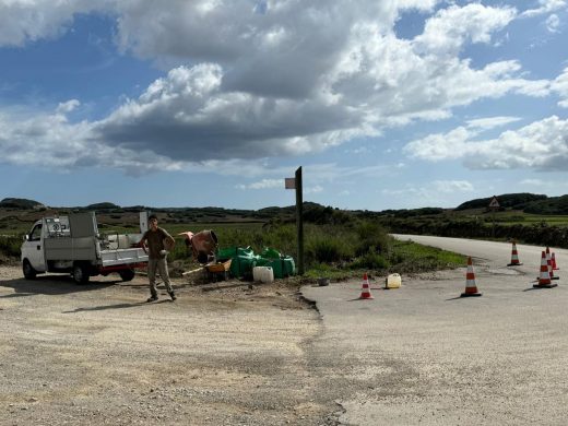 (Fotos) Avanzan los trabajos para reabrir el Camí de Tramuntana tras los destrozos de la DANA